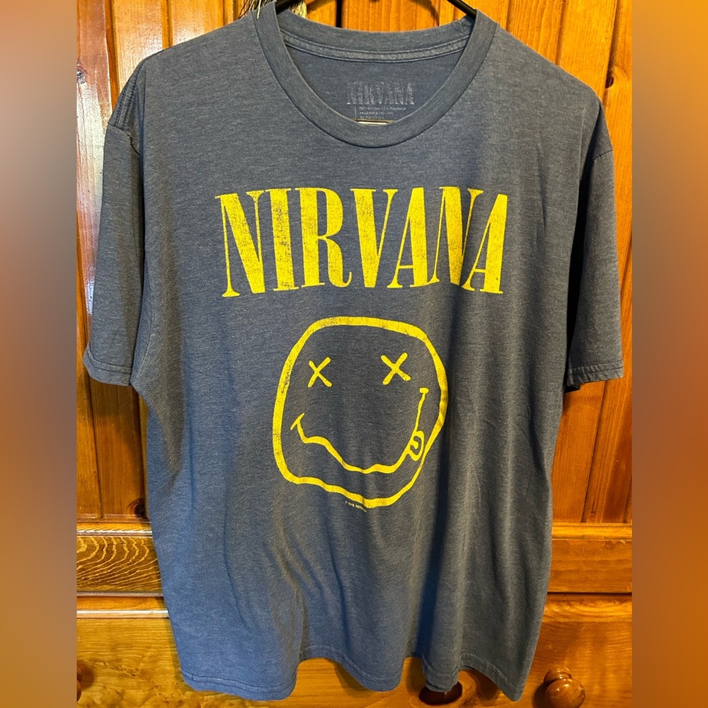 X-Large NIRVANA BLUE T-Shirt Nirvana Brand